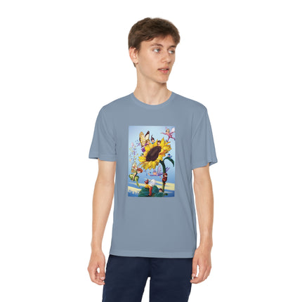 Sunflower Fairies by Margaret Tarrant Youth Competitor Tee – Golden Garden Magic & Storybook Wonder