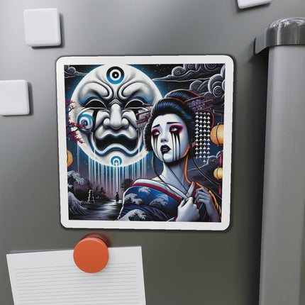 Geisha’s Black Ink Tears Die-Cut Magnets (5 Sizes)