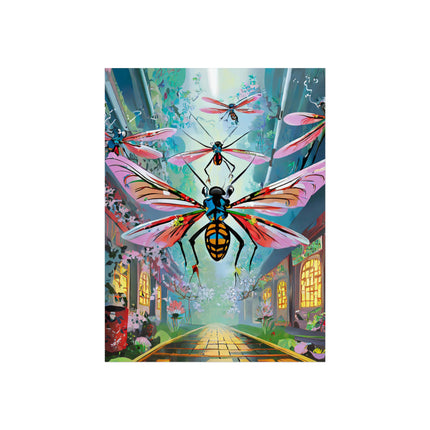Neon Swarm Fine Art Posters