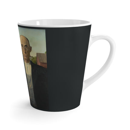 American Gothic by Grant Wood Latte Mug