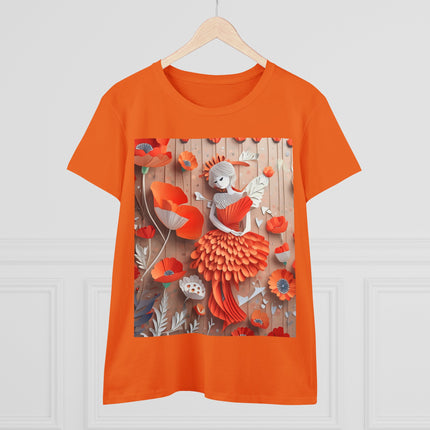 Poppy Fairy Women's Midweight Cotton Tee