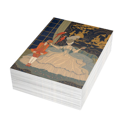 🦜🌙 The Midnight Parlor Postcard Bundles – Art Deco Fashion Illustration