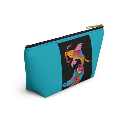 Golden Koi Cosmetic Bag – Lucky Swim & Vibrant Fortune