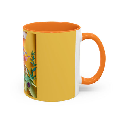 Origami Bicycle Colorful Mugs (11oz, 15oz)