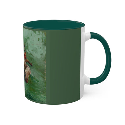 Crab on its Back by Vincent Van Gogh Colorful Mugs, 11oz
