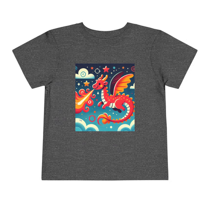 Starry Sky Dragon Toddler Short Sleeve Tee