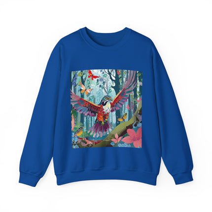 Colorful Raptor Unisex Heavy Blend™ Crewneck Sweatshirt