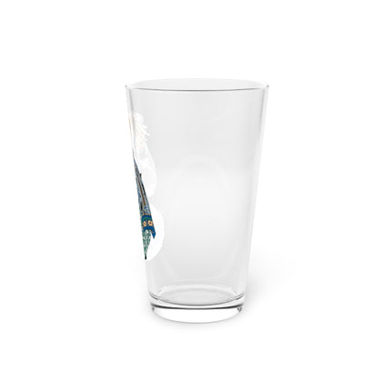 Japanese Woman by Keisai Eisen Glass, 16oz