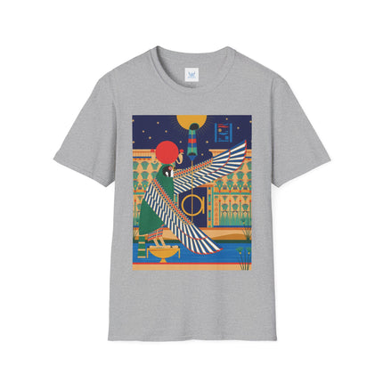 Winged Sun Disc & Falcon T-Shirt – Emblem of Hermes Trismegistus