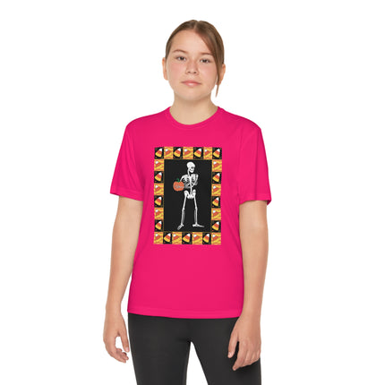 Candy Corn Skeleton Youth Competitor Tee