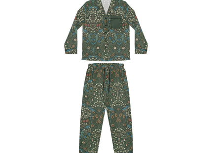 Blackthorn by William Morris Women's Satin Pajamas (AOP)