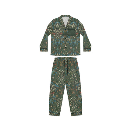 Blackthorn by William Morris Women's Satin Pajamas (AOP)
