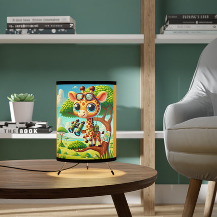 Giraffe Lookout Tripod Lamp