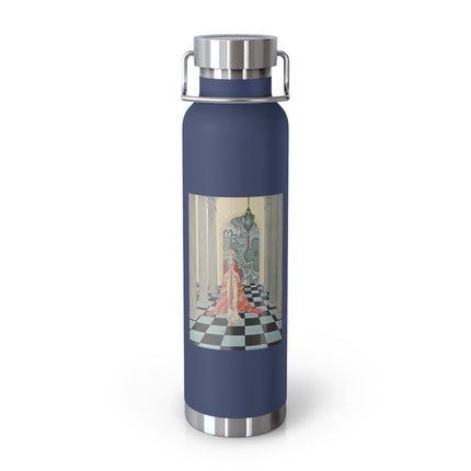Cadmus Beheld a Female Figure by Virginia Frances Sterrett Copper Vacuum Insulated Bottle, 22oz