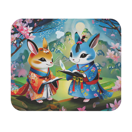 Fairy Animals Writing Wishes Mouse Pad, Rectangle