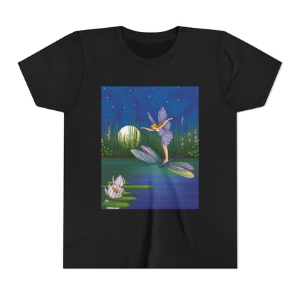 Fairy on a Dragonfly by Ida Rentoul Outhwaite Youth Short Sleeve Tee