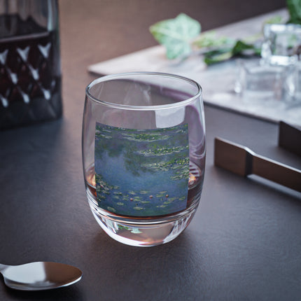 Water Lilies by Claude Monet Whiskey Glass