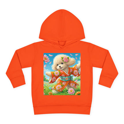 Chrysanthemum Meadow Play Toddler Pullover Fleece Hoodie