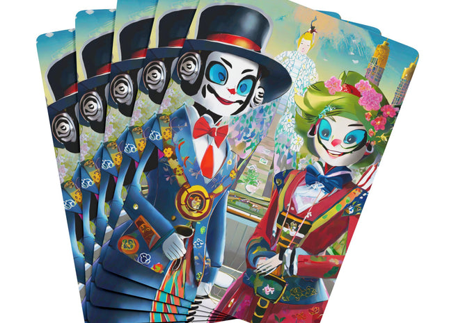 Cyber Punk Warrior Robots Playing Cards