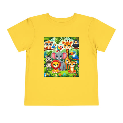 Jungle Friends Parade Toddler Short Sleeve Tee