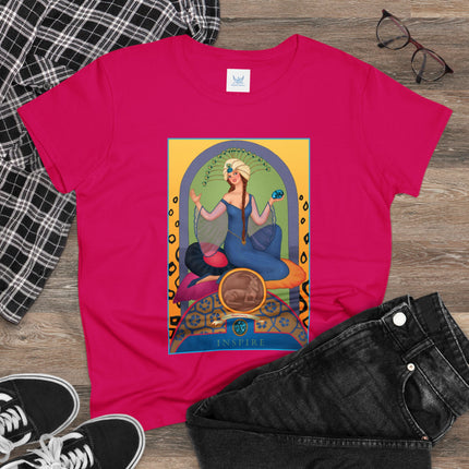December & Tanzanite (from the Gem Series) by Sofia Chiostri Women's Midweight Cotton Tee
