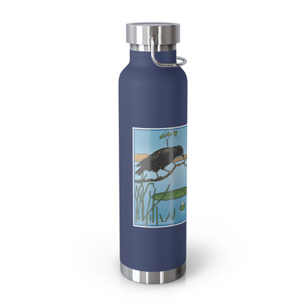 The Crow and the Frog Copper Vacuum Insulated Bottle, 22oz