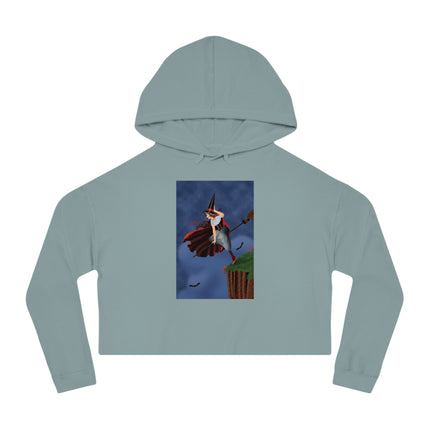 The Enchanted Witch Women’s Cropped Hooded Sweatshirt