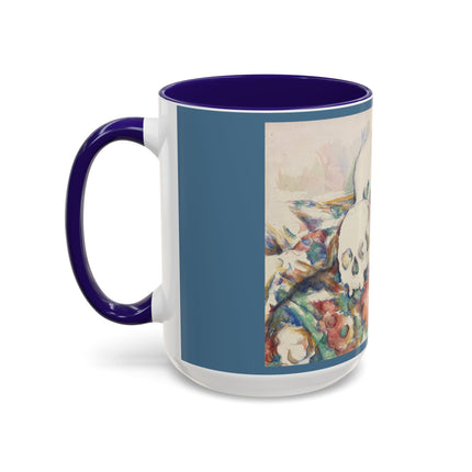 The Three Skulls by Paul Cézanne Colorful Mugs (11oz, 15oz)