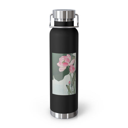 Blooming Lotus Flowers by Ohara Koson Vacuum Insulated Bottle, 22oz