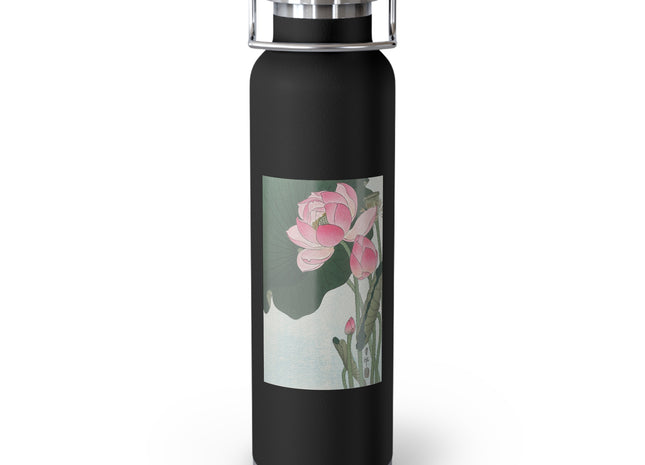 Blooming Lotus Flowers by Ohara Koson Vacuum Insulated Bottle, 22oz