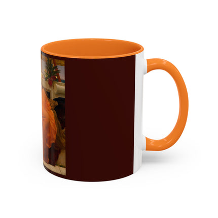Flaming June by Frederic Leighton Colorful Mugs (11oz, 15oz)