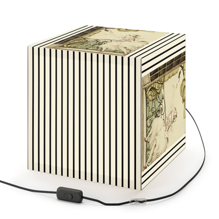 Sur talons rouges (On Red Heels) pl 02 by Gerda Wegener Light Cube Lamp