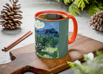 Olive Trees by Vincent Van Gogh Colorful Mugs (11oz, 15oz)
