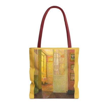 Interior, Window Light by Henri Le Sidaner Tote Bag (AOP)