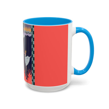 The Firebird's Awakening Colorful Mug (11oz, 15oz) – Ballet Fantasy, Mythic Fire & Art Deco Drama