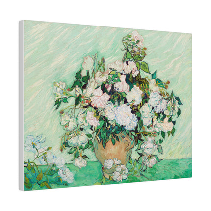 Roses by Vincent Van Gogh Matte Canvas, Stretched, 0.75"