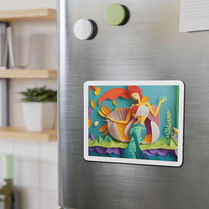 Charming Mermaid Die-Cut Magnets (4 Sizes)