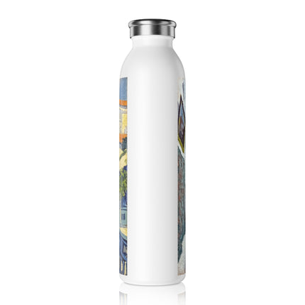 Gallery of a Moroccan Riad by George Gaudion Slim Water Bottle