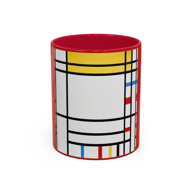 Place de la Concorde by Piet Mondrian Colorful Mugs (11oz, 15oz)