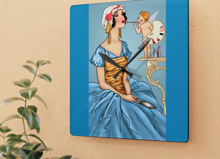 The Enchanting Painter Acrylic Wall Clock