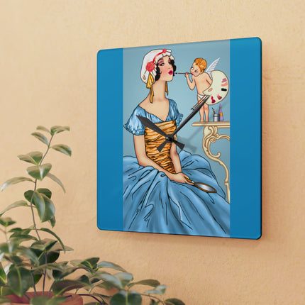 The Enchanting Painter Acrylic Wall Clock