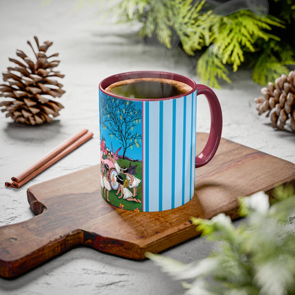 Enchanted Easter Gathering Colorful Mugs (11oz, 15oz)