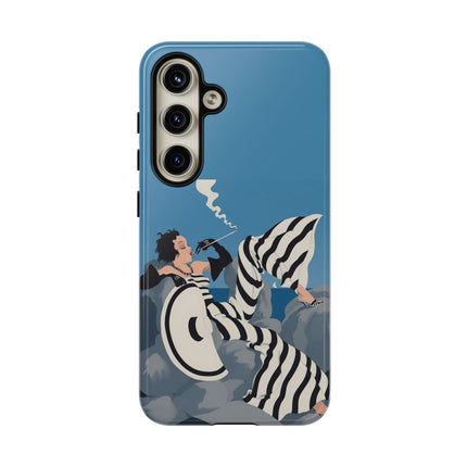 Art Deco Smoker Phone Case – Glamorous Lounging & Timeless Allure