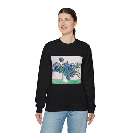 Irises by Vincent Van Gogh Heavy Blend™ Crewneck Sweatshirt