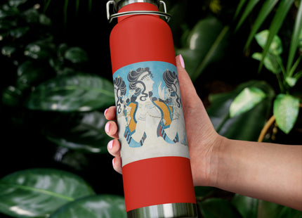Reproduction of Ladies in Blue by Emile Gilliéron Copper Vacuum Insulated Bottle, 22oz