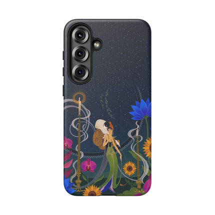🌙🕯️ The Lady Of The Midnight Garden Phone Case – Art Deco Nocturne