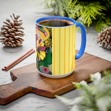 Enchanted Pansy Elegance Colorful Mugs (11oz, 15oz)
