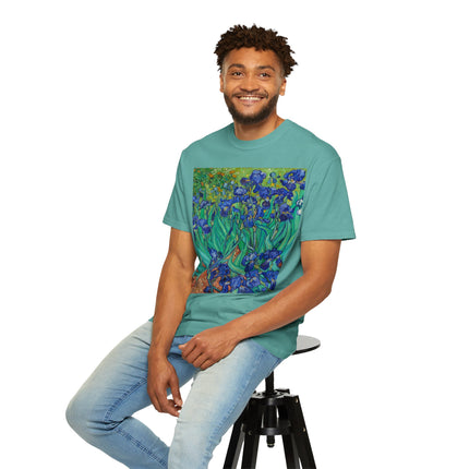 Irises by Van Gogh Unisex Garment-Dyed T-shirt