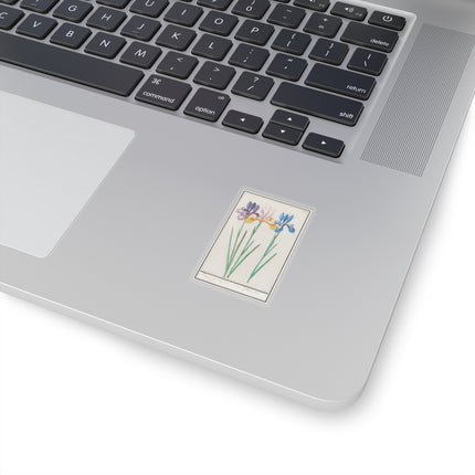Iris, Iris sibirica by Anselmus Boëtius de Boodt Kiss-Cut Stickers (4 Sizes)