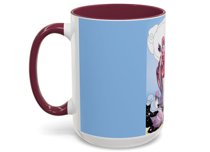 Goddess of the Swirling Sea Colorful Mugs (11oz, 15oz)